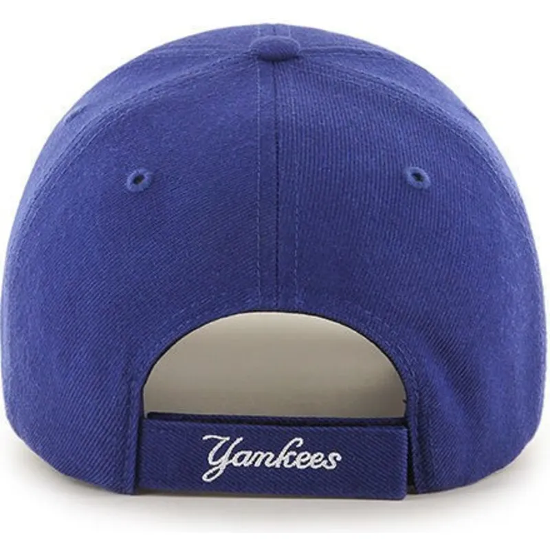 shapka-izvita-sinya-reguliruem-za-deca-na-new-york-yankees-mlb-ot-47-brand