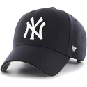 shapka-izvita-tmnosin-reguliruema-za-deca-na-new-york-yankees-mlb-ot-47-brand