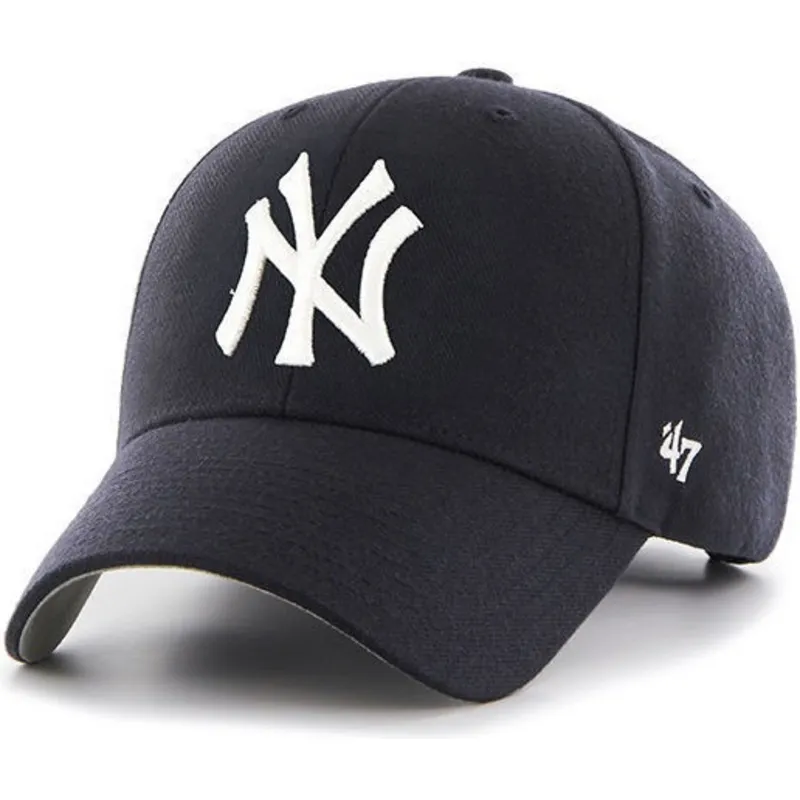 shapka-izvita-tmnosin-reguliruem-za-deca-na-new-york-yankees-mlb-ot-47-brand