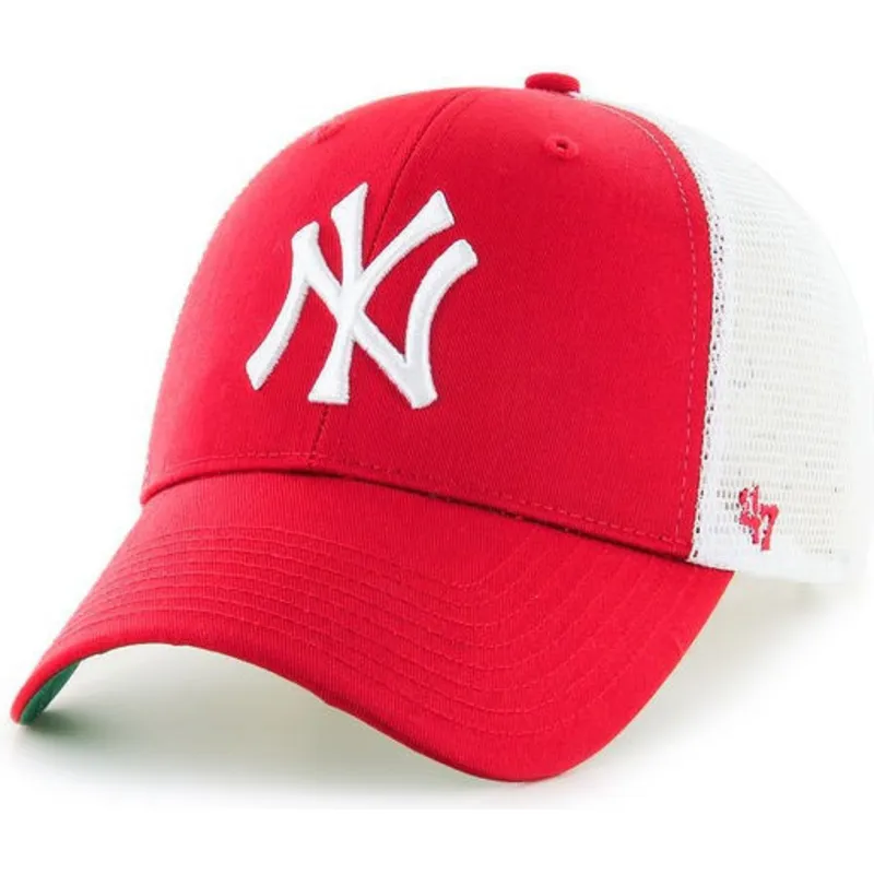 shapka-izvita-chervena-snapbek-na-new-york-yankees-mlb-ot-47-brand shapka-izvita-chervena-snapbek-na-new-york-yankees-mlb-ot-47-brand