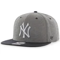 graue-melierte-snapback-kappe-der-new-york-yankees-mlb-captain-von-47-brand
