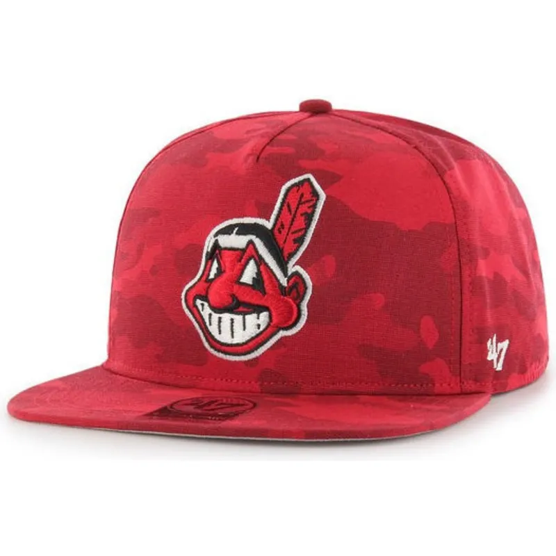 shapka-ploska-kamuflazh-snapbek-na-cleveland-indians-mlb-ot-47-brand shapka-ploska-kamuflazh-snapbek-na-cleveland-indians-mlb-ot-47-brand