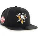 shapka-ploska-cherna-snapbek-na-pittsburgh-penguins-nhl-ot-47-brand