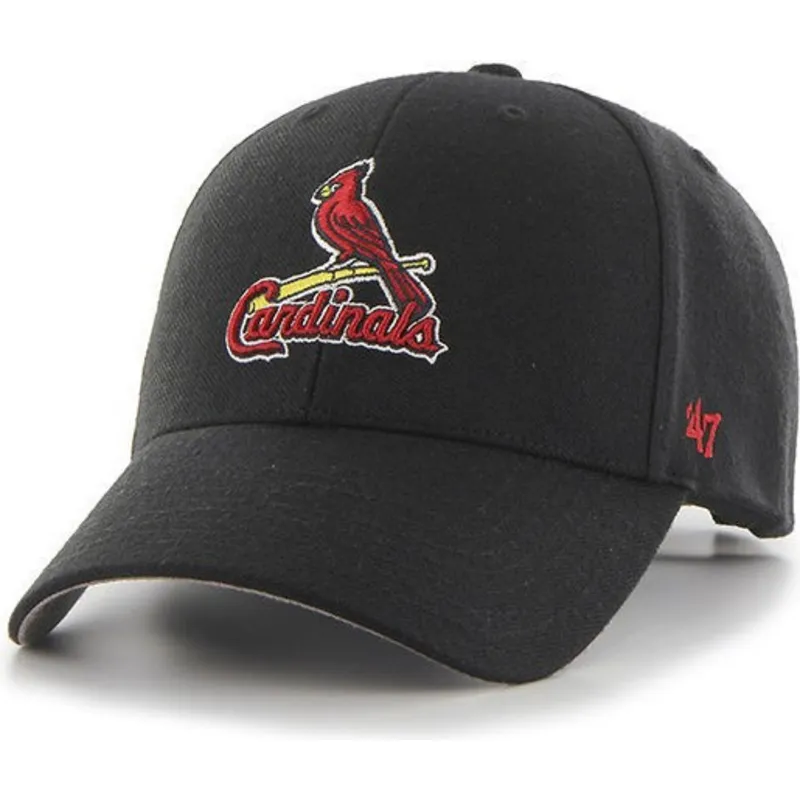 shapka-izvita-cherna-reguliruem-clasico-na-st-louis-cardinals-mlb-ot-47-brand