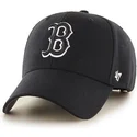 shapka-izvita-cherna-snapbek-na-boston-red-sox-mlb-ot-47-brand