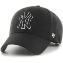 sort-buet-snapback-kasket-med-sort-og-hvidt-new-york-yankees-logo-mlb-mvp-fra-47-brand