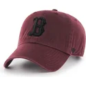 shapka-izvita-chervena-reguliruem-na-boston-red-sox-mlb-ot-47-brand