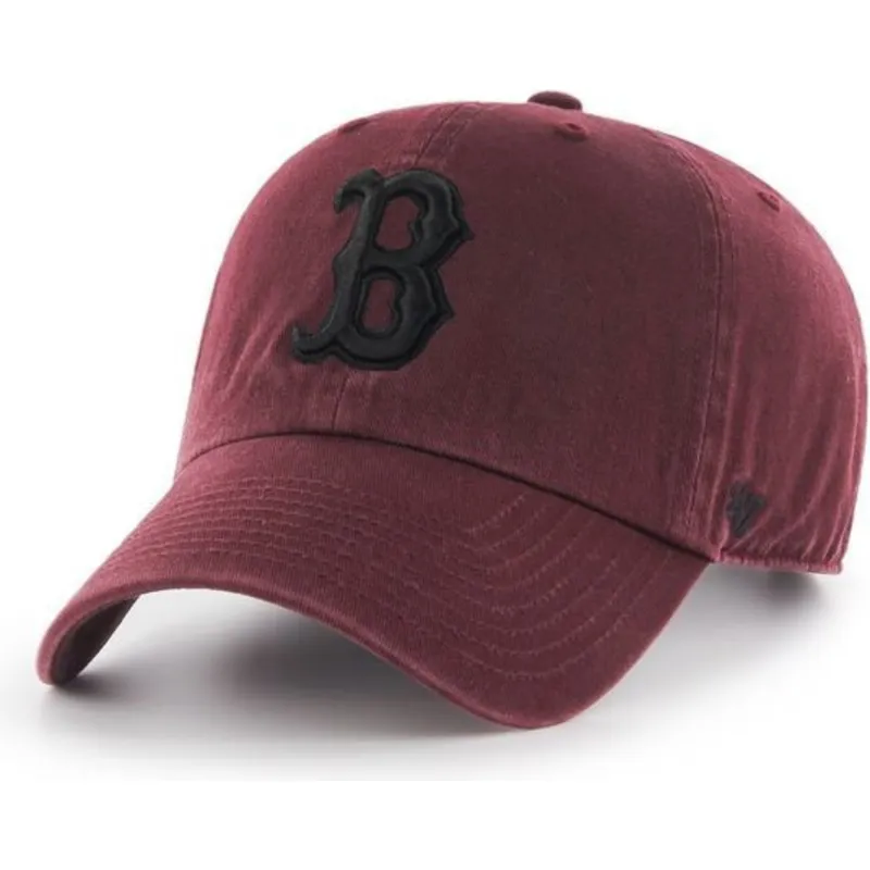 shapka-izvita-chervena-reguliruem-na-boston-red-sox-mlb-ot-47-brand