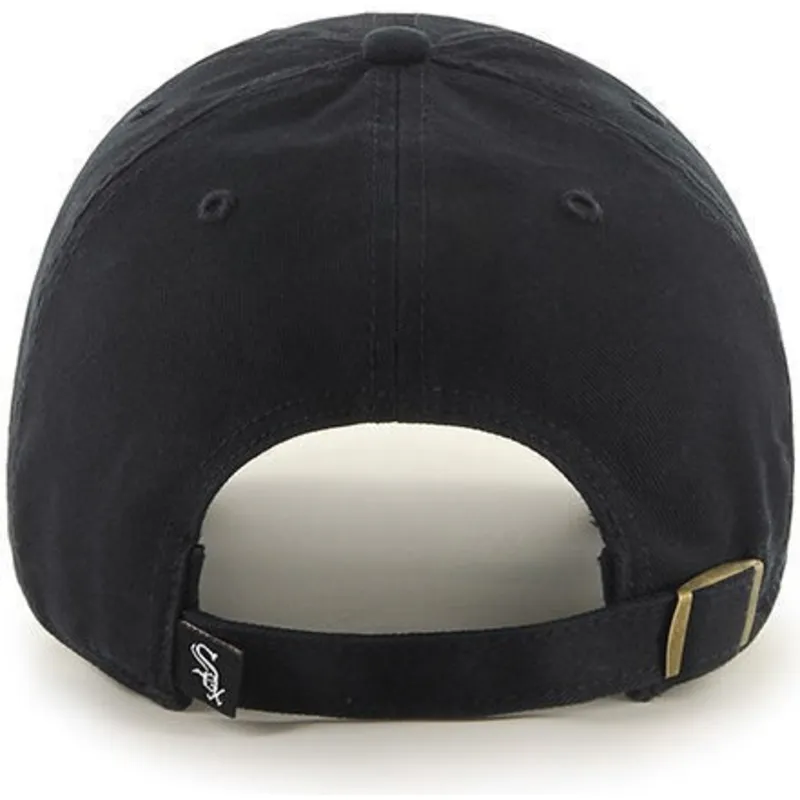 shapka-izvita-cherna-reguliruem-na-chicago-white-sox-mlb-ot-47-brand