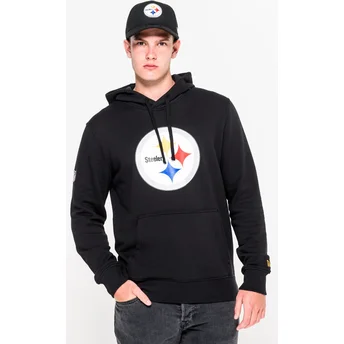New Era Pittsburgh Steelers NFL Pullover Hoodie Kapuzenpullover Sweatshirt schwarz