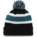 schwarz-blauer-san-jose-sharks-nhl-breakaway-bommelmutze-von-47-brand