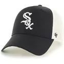 shapka-izvita-cherna-snapbek-na-chicago-white-sox-mlb-ot-47-brand