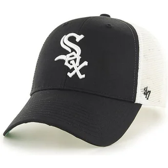 shapka-izvita-traker-cherna-snapbek-na-chicago-white-sox-mlb-ot-47-brand