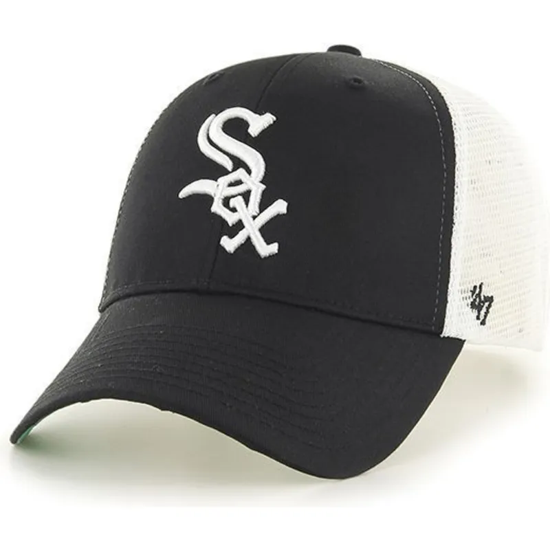 shapka-izvita-traker-cherna-snapbek-na-chicago-white-sox-mlb-ot-47-brand shapka-izvita-traker-cherna-snapbek-na-chicago-white-sox-mlb-ot-47-brand