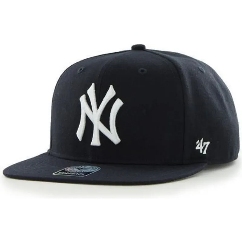 shapka-ploska-cherna-snapbek-na-new-york-yankees-mlb-ot-47-brand shapka-ploska-cherna-snapbek-na-new-york-yankees-mlb-ot-47-brand