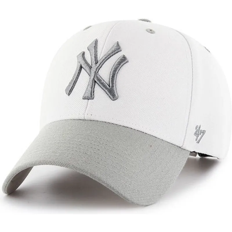 shapka-izvita-byala-reguliruem-na-new-york-yankees-mlb-ot-47-brand