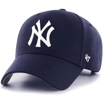 shapka-izvita-tmnosin-reguliruem-na-new-york-yankees-mlb-ot-47-brand