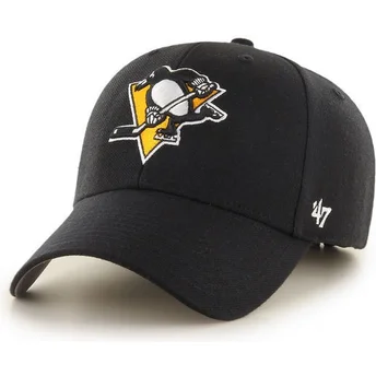 Schwarze gebogene Kappe der Pittsburgh Penguins NHL MVP von 47 Brand