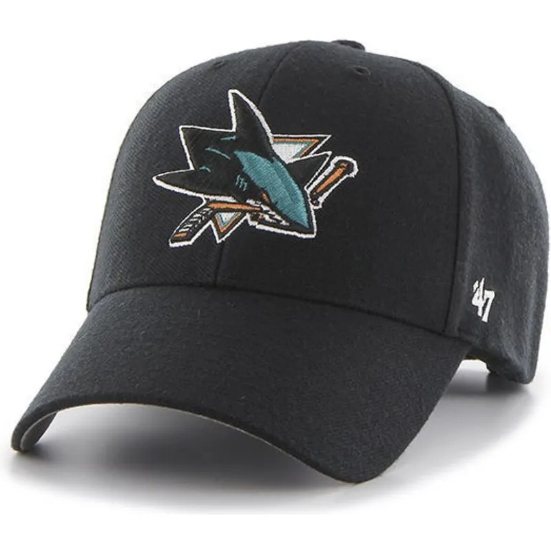 shapka-izvita-cherna-reguliruema-na-san-jose-sharks-nhl-ot-47-brand