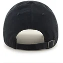 schwarze-curved-cap-mit-kleinem-pittsburgh-pirates-mlb-logo-clean-up-von-47-brand