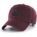 shapka-izvita-chervena-reguliruem-na-los-angeles-dodgers-mlb-ot-47-brand
