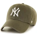braune-curved-cap-der-new-york-yankees-mlb-clean-up-von-47-brand