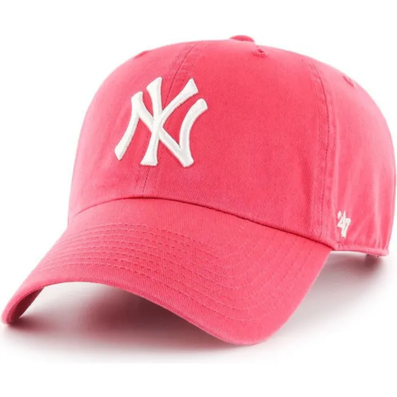 shapka-izvita-roza-reguliruem-chicle-na-new-york-yankees-mlb-ot-47-brand