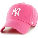 shapka-izvita-roza-reguliruem-na-new-york-yankees-mlb-ot-47-brand