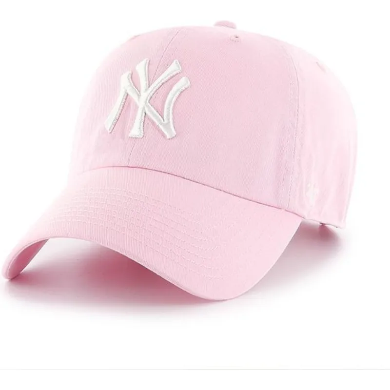 shapka-izvita-roza-reguliruem-na-new-york-yankees-mlb-ot-47-brand