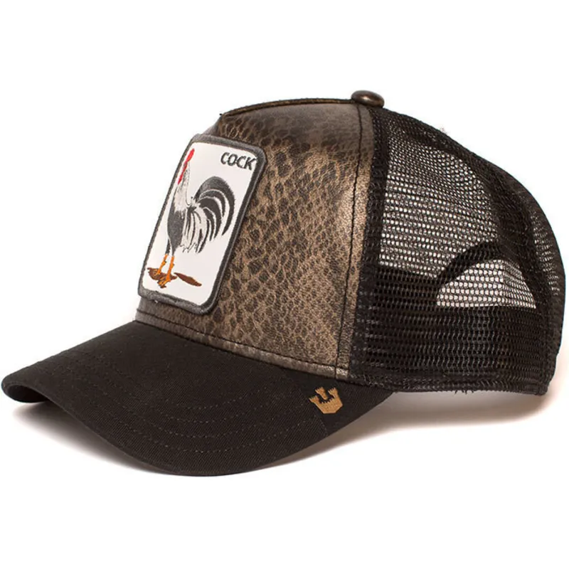 goorin-bros-rooster-tropical-black-trucker-hat