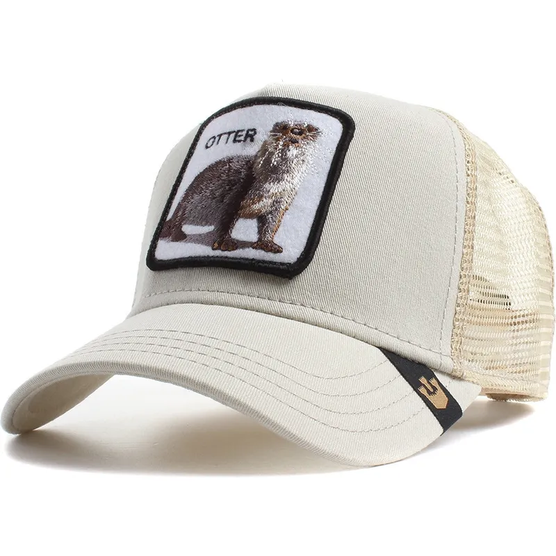 shapka-izvita-traker-bezhov-snapbek-otter-the-farm-ot-goorin-bros