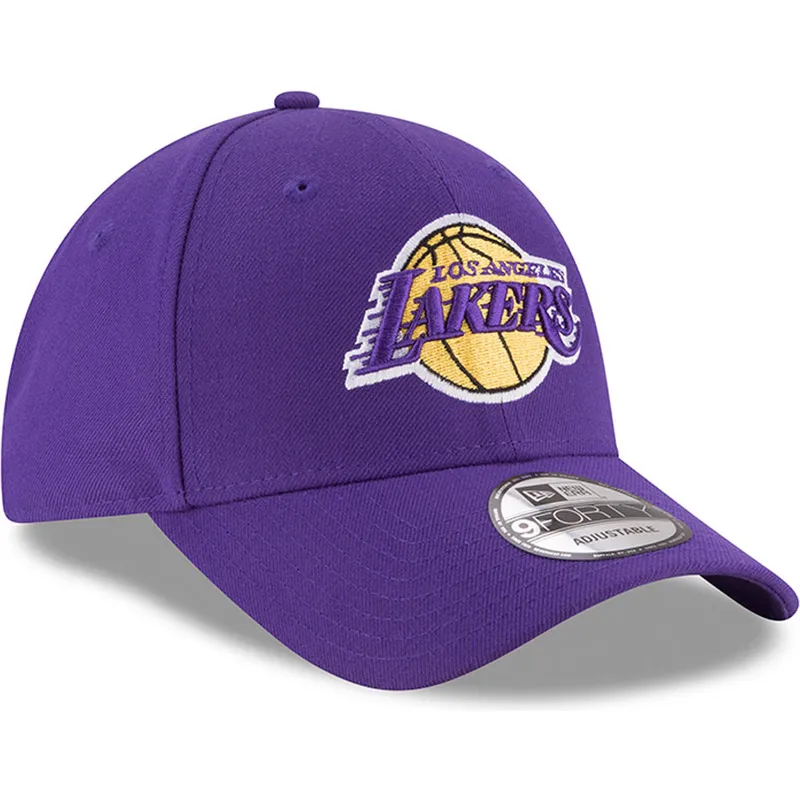 justerbar-violet-buet-kasket-9forty-the-league-fra-los-angeles-lakers-nba-fra-new-era
