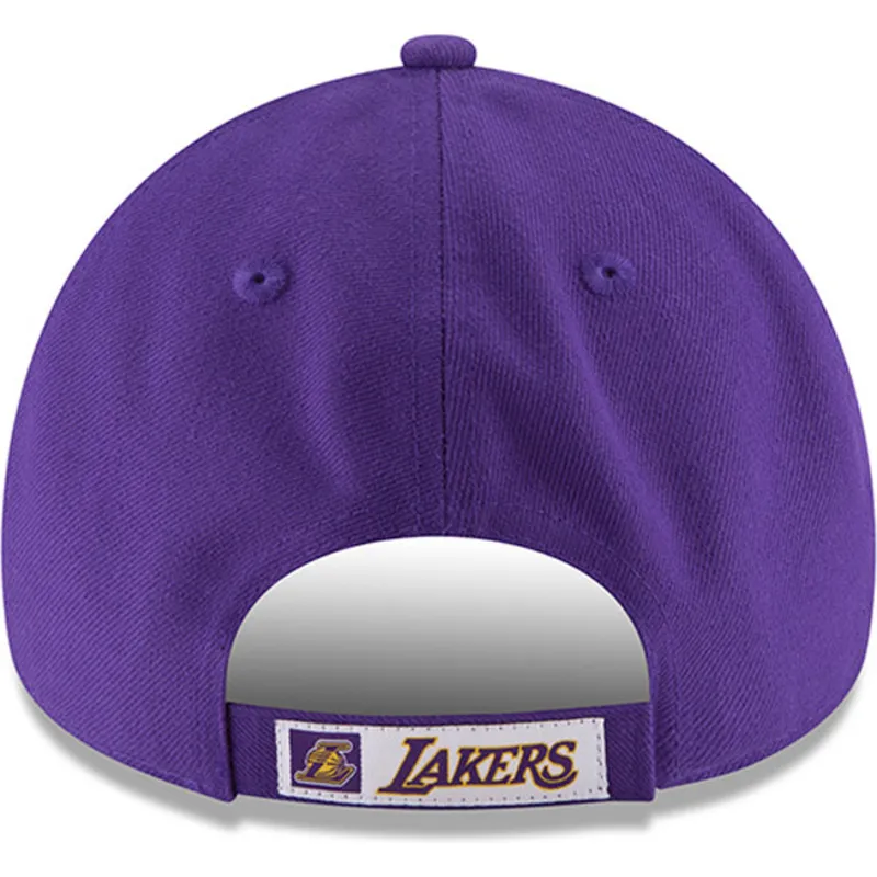 justerbar-violet-buet-kasket-9forty-the-league-fra-los-angeles-lakers-nba-fra-new-era