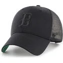 shapka-izvita-traker-cherna-snapbek-na-boston-red-sox-mlb-ot-47-brand