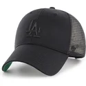 shapka-izvita-traker-cherna-snapbek-na-los-angeles-dodgers-mlb-ot-47-brand
