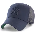 shapka-izvita-traker-tmnosin-snapbek-na-new-york-yankees-mlb-ot-47-brand