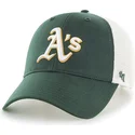 shapka-izvita-traker-zelena-snapbek-na-oakland-athletics-mlb-ot-47-brand