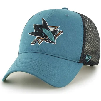shapka-izvita-traker-zelena-snapbek-na-san-jose-sharks-nhl-ot-47-brand