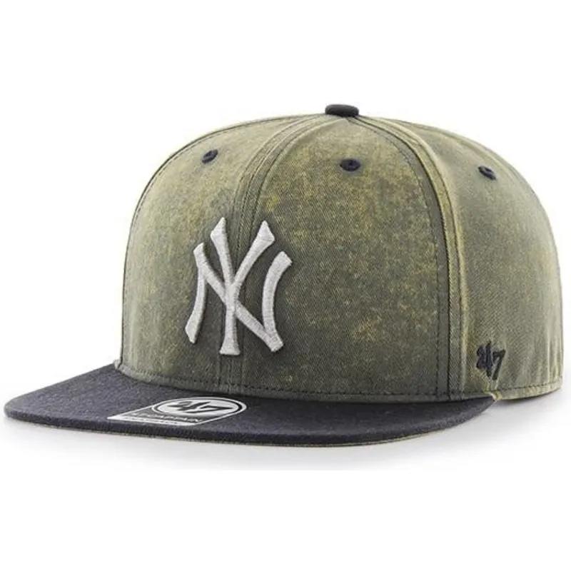 shapka-ploska-tmnosin-snapbek-na-new-york-yankees-mlb-ot-47-brand shapka-ploska-tmnosin-snapbek-na-new-york-yankees-mlb-ot-47-brand