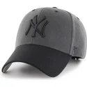 shapka-izvita-cherna-reguliruem-na-new-york-yankees-mlb-ot-47-brand