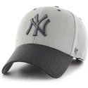 shapka-izvita-siv-reguliruem-na-new-york-yankees-mlb-ot-47-brand