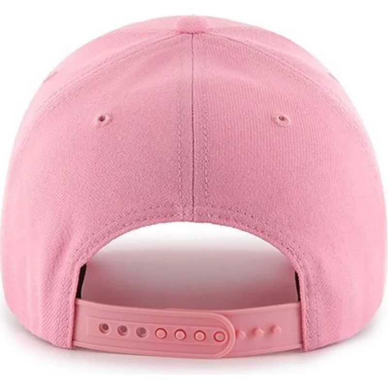 shapka-izvita-roza-snapbek-na-new-york-yankees-mlb-ot-47-brand