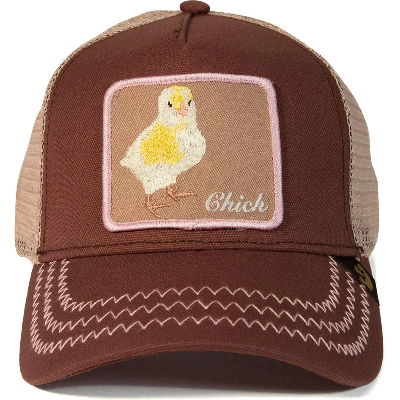 shapka-izvita-traker-kafyav-snapbek-chicky-boom-the-farm-ot-goorin-bros shapka-izvita-traker-kafyav-snapbek-chicky-boom-the-farm-ot-goorin-bros