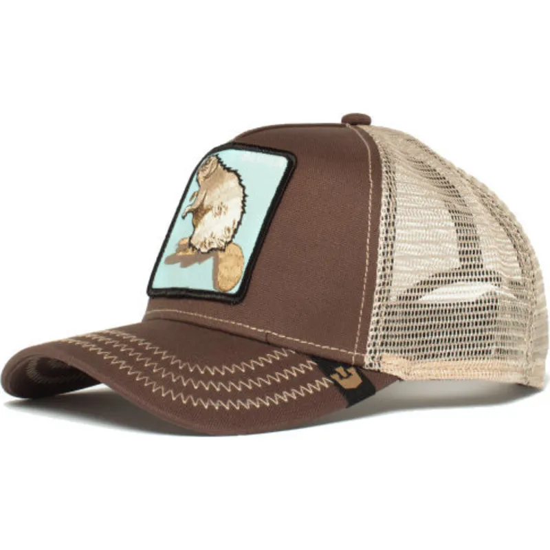 shapka-izvita-traker-kafyav-snapbek-beaver-the-farm-ot-goorin-bros