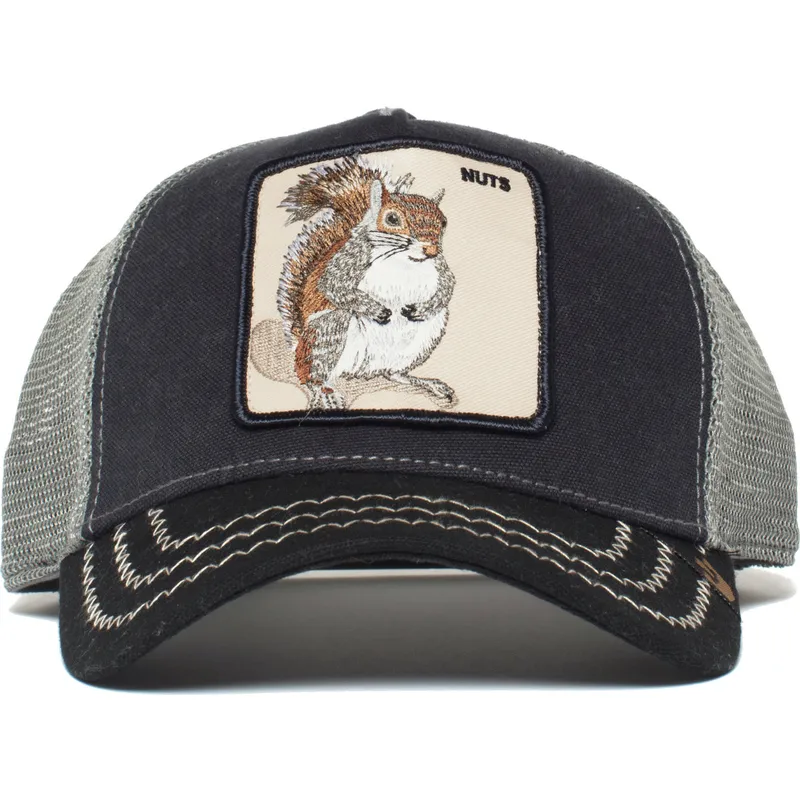 shapka-izvita-traker-tmnosin-snapbek-squirrel-master-the-farm-ot-goorin-bros