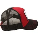 gorra-trucker-roja-pajaro-carpintero-woody-wood-de-goorin-bros