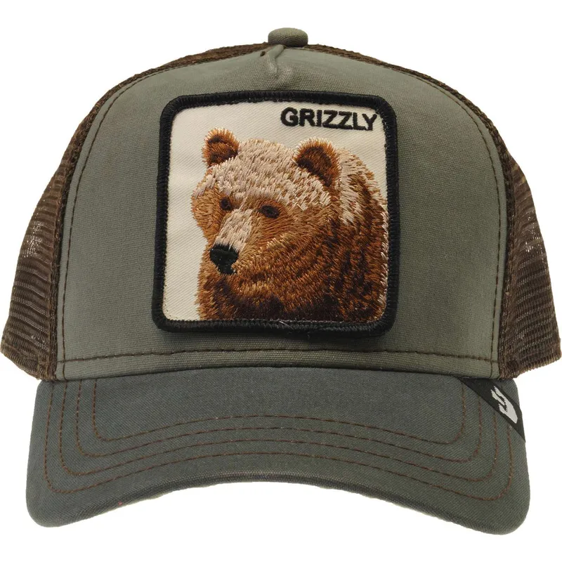 shapka-izvita-traker-zelena-snapbek-grizz-the-farm-ot-goorin-bros
