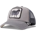 shapka-izvita-traker-siv-snapbek-shades-of-black-the-farm-ot-goorin-bros