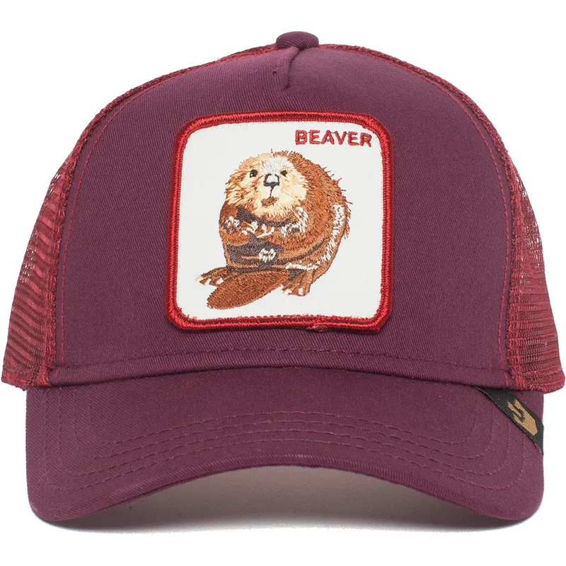 shapka-izvita-traker-chervena-snapbek-two-beavers-the-farm-ot-goorin-bros