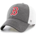 shapka-izvita-siv-reguliruem-na-boston-red-sox-mlb-ot-47-brand